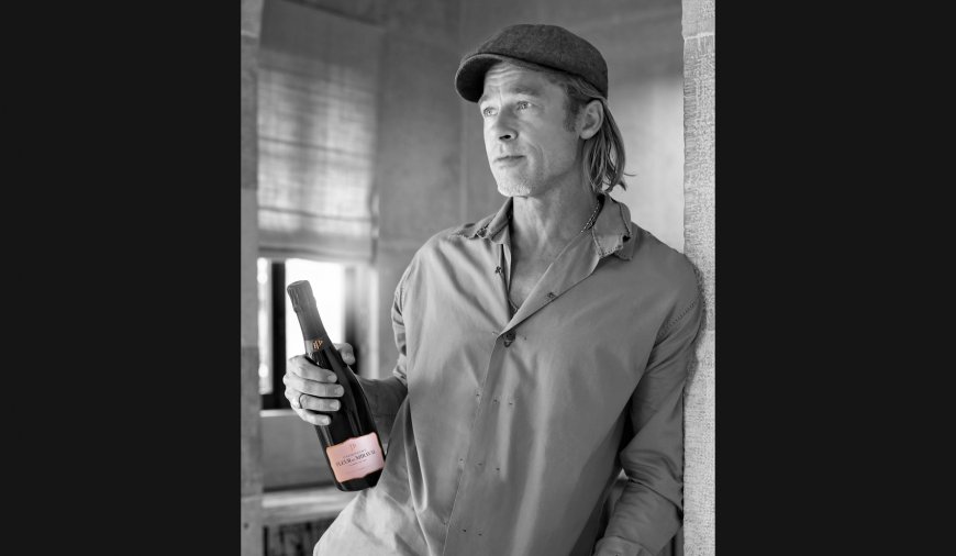 Champagne Rosé Fleur de Miraval a lui Brad Pitt, a fost aleasă pentru premiile Oscar 2022.